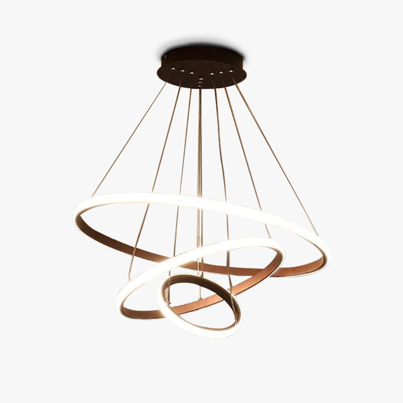 LumiCasa Modernes LED-Ring-Pendellampe-Design