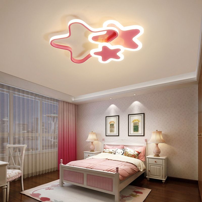 Luxstra Dimmbare LED-Deckenleuchte aus Metall & Acryl für Wohn- und Schlafzimmer