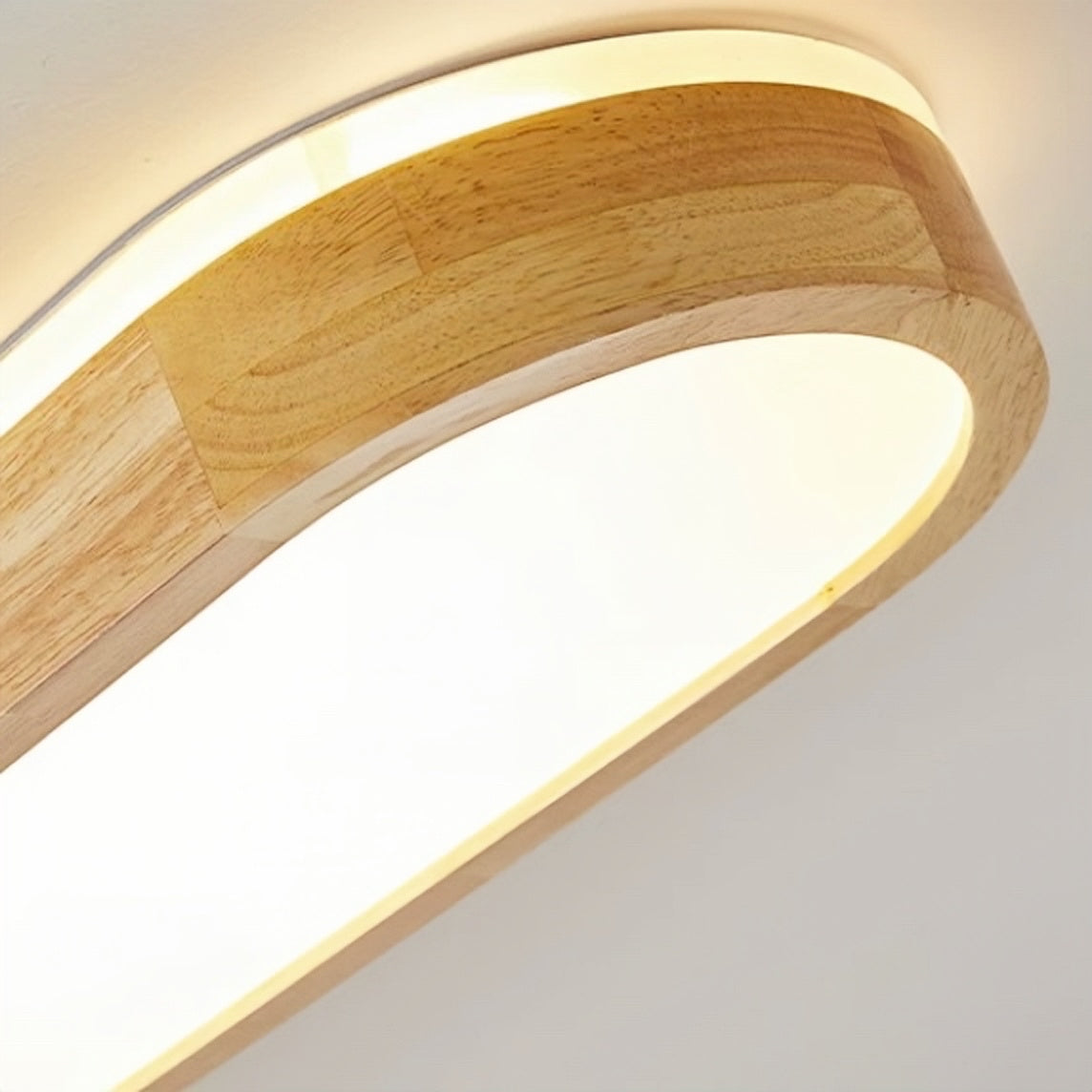 LumiStyle LED Deckenleuchte – Modernes Design aus Holz & Acryl