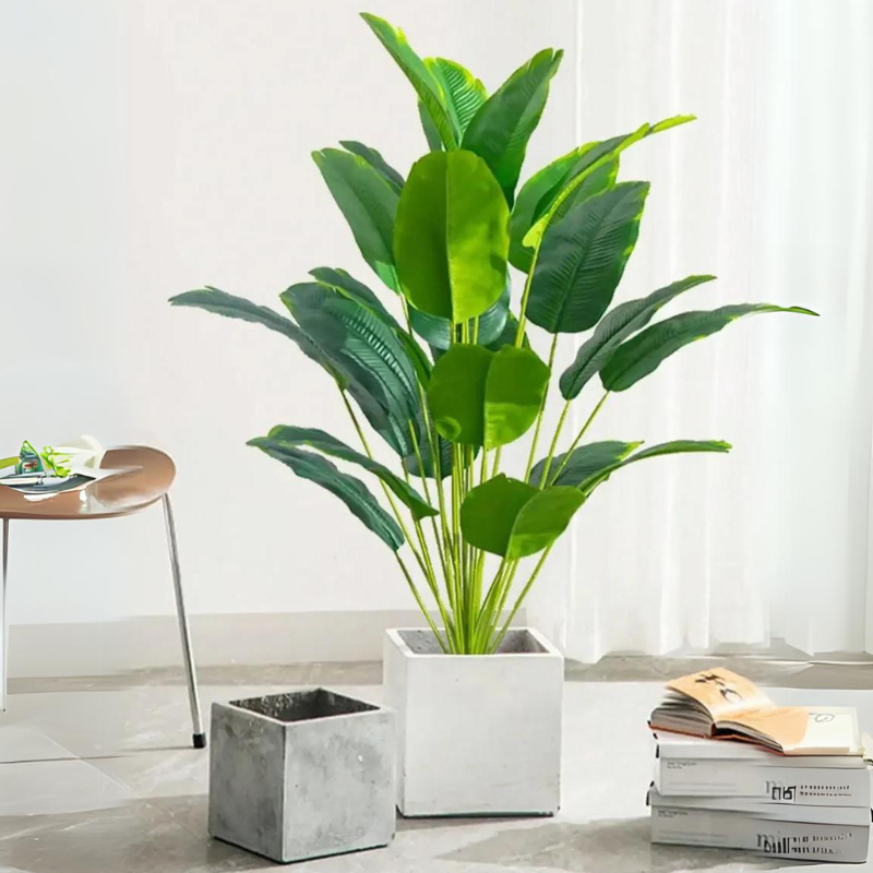 Floralia Realistische Monstera-Fauxpflanze für tropisches Ambiente