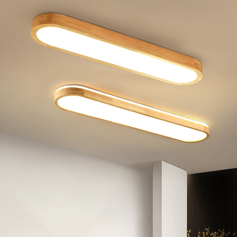 LumiStyle LED Deckenleuchte – Modernes Design aus Holz & Acryl