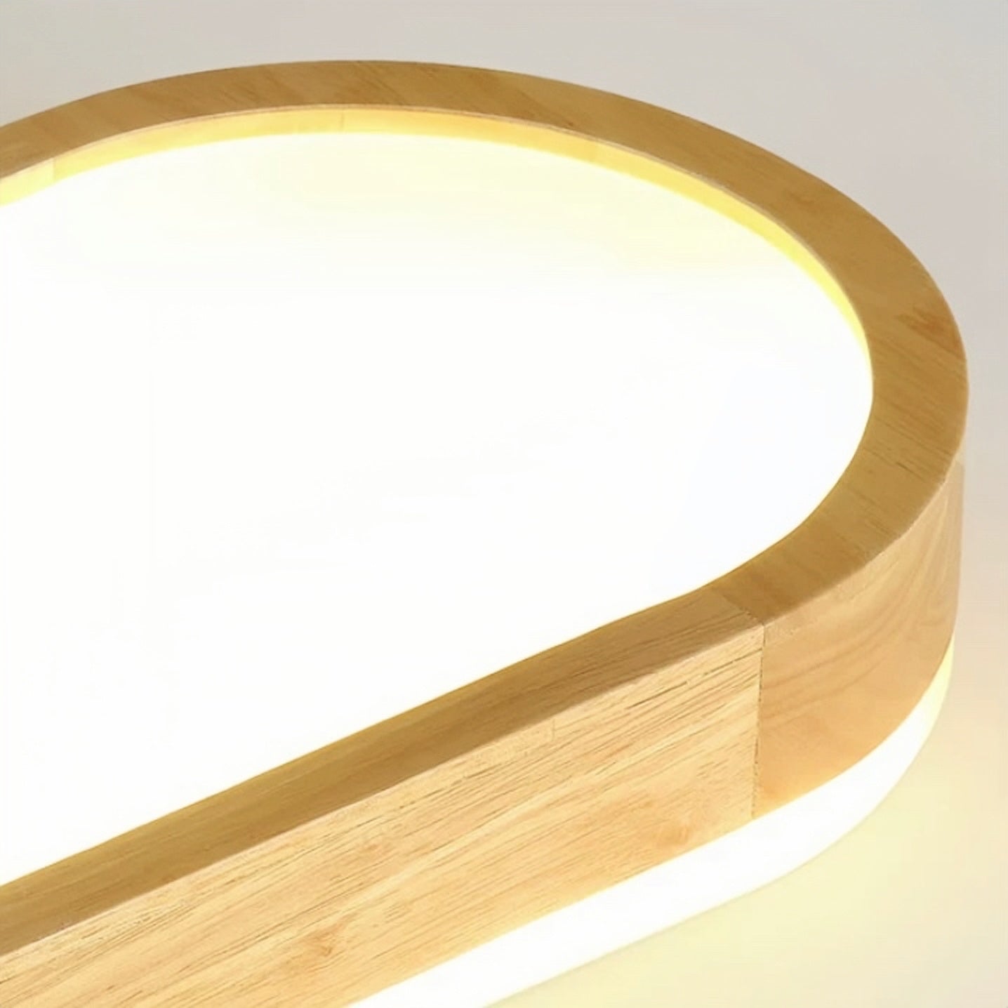 LumiStyle LED Deckenleuchte – Modernes Design aus Holz & Acryl