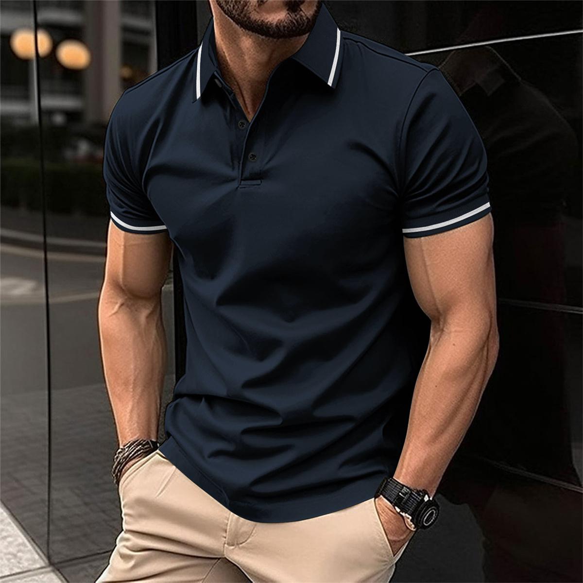 MaxFashion Klassisches Herren-Poloshirt für stilvolle Freizeit