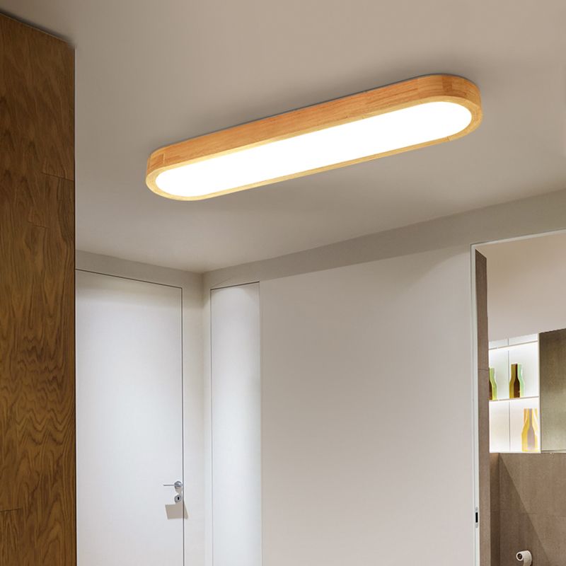 LumiStyle LED Deckenleuchte – Modernes Design aus Holz & Acryl