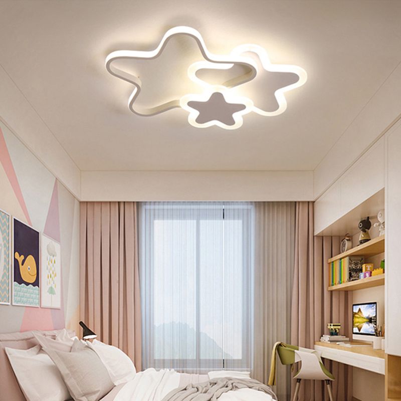 Luxstra Dimmbare LED-Deckenleuchte aus Metall & Acryl für Wohn- und Schlafzimmer