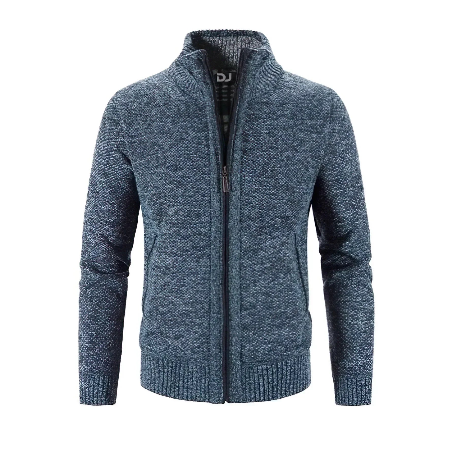 Markus Elegante Herren Strickjacke mit Reißverschluss