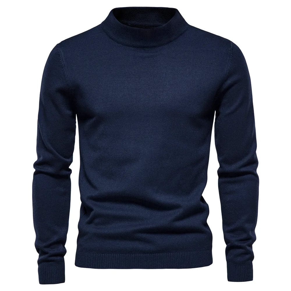 Maximilian Klassischer Herren-Rollkragenpullover für kalte Tage