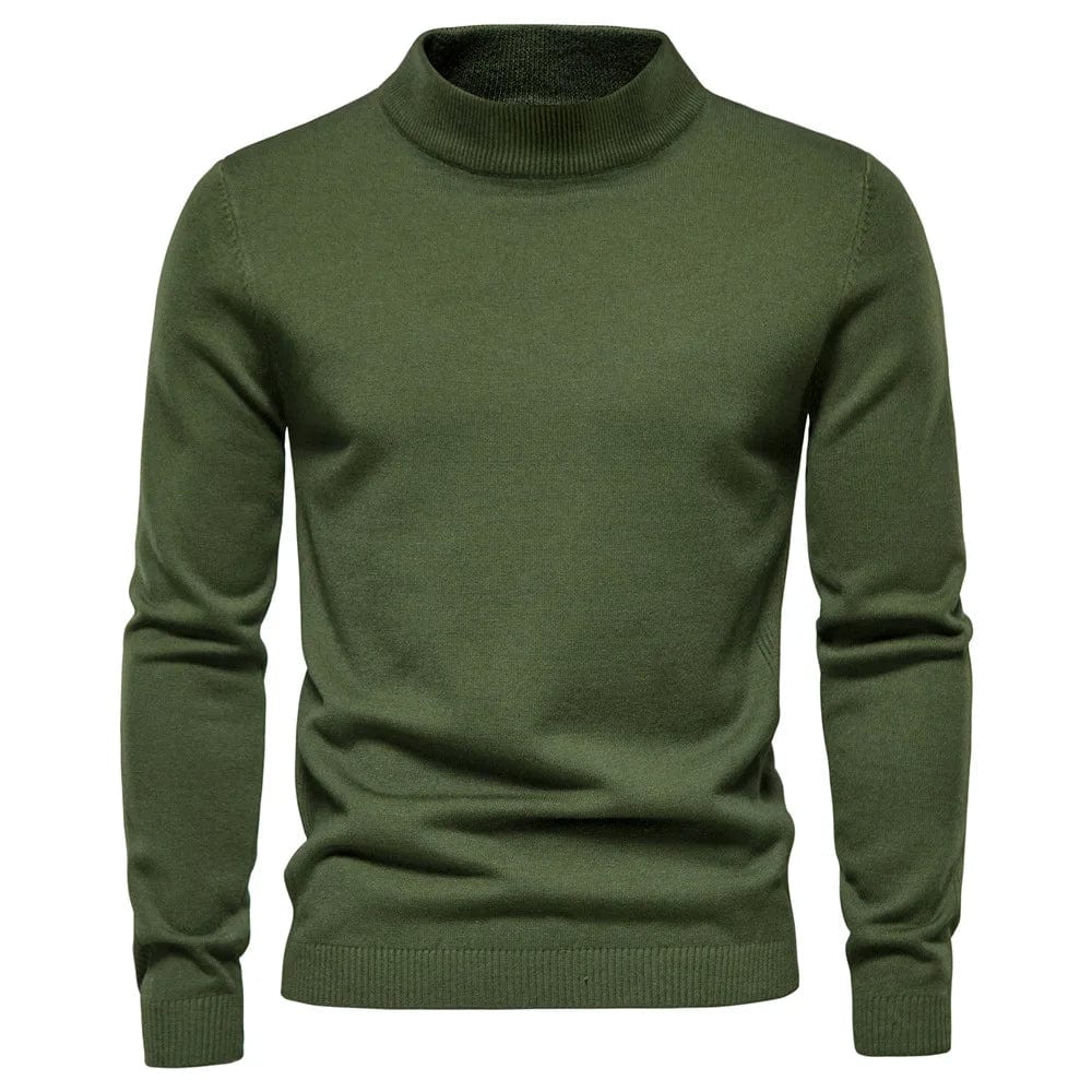 Maximilian Klassischer Herren-Rollkragenpullover für kalte Tage