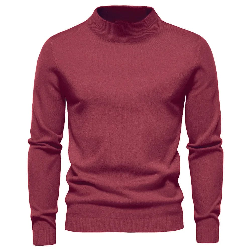 Maximilian Klassischer Herren-Rollkragenpullover für kalte Tage