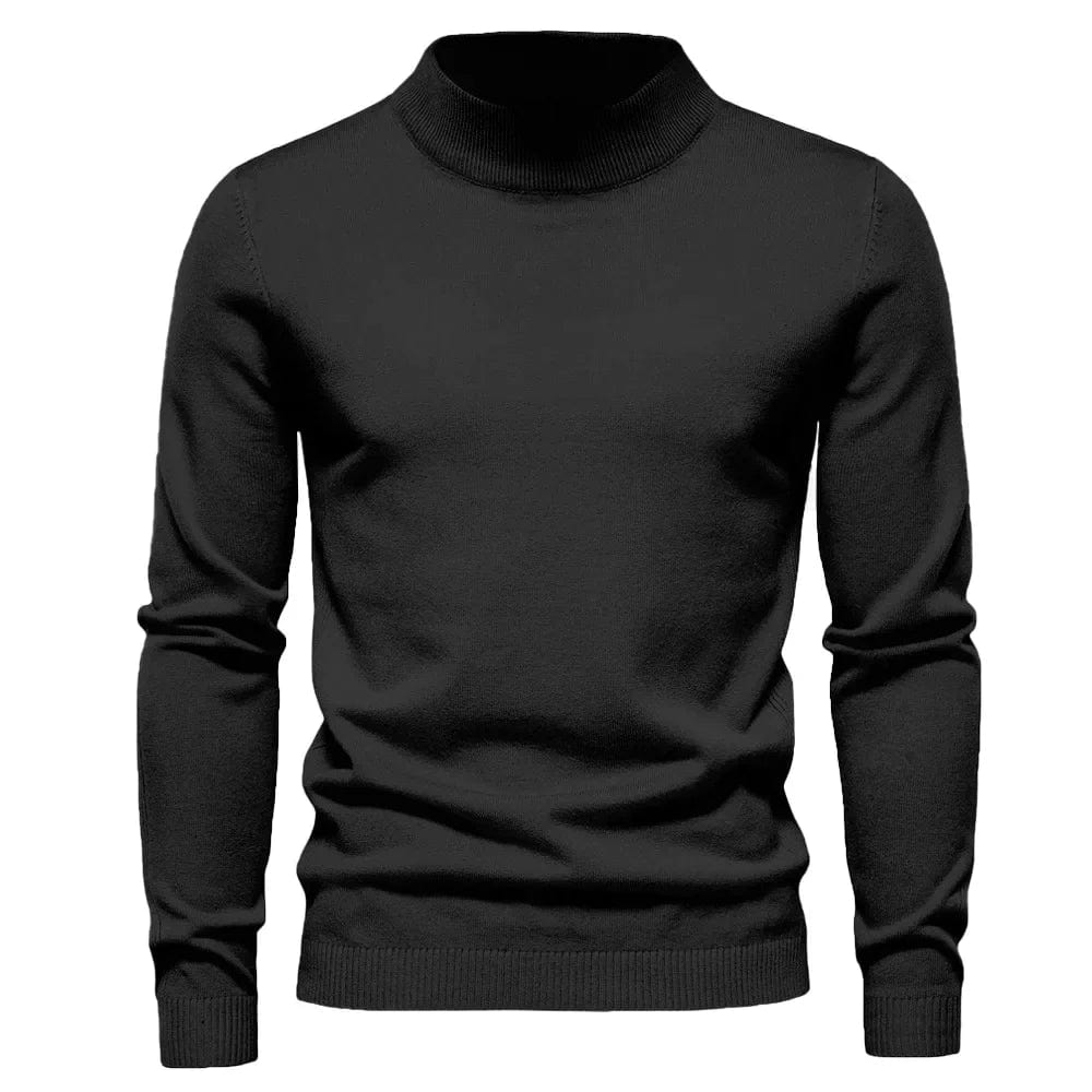 Maximilian Klassischer Herren-Rollkragenpullover für kalte Tage