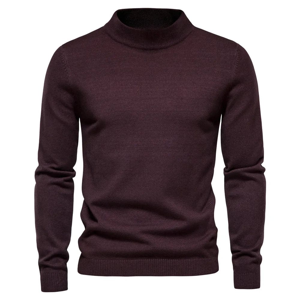 Maximilian Klassischer Herren-Rollkragenpullover für kalte Tage