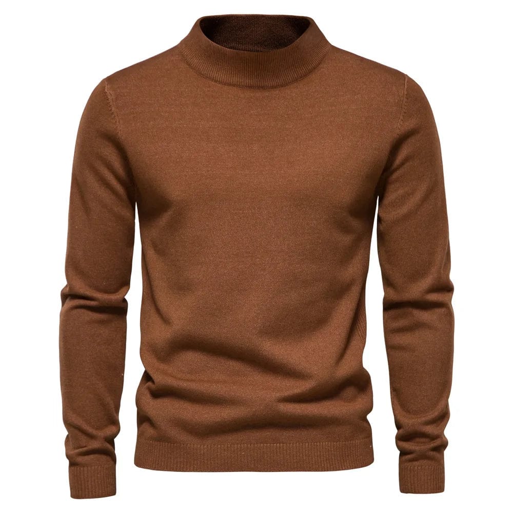 Maximilian Klassischer Herren-Rollkragenpullover für kalte Tage