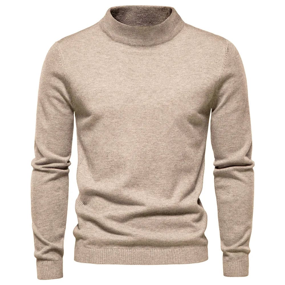 Maximilian Klassischer Herren-Rollkragenpullover für kalte Tage