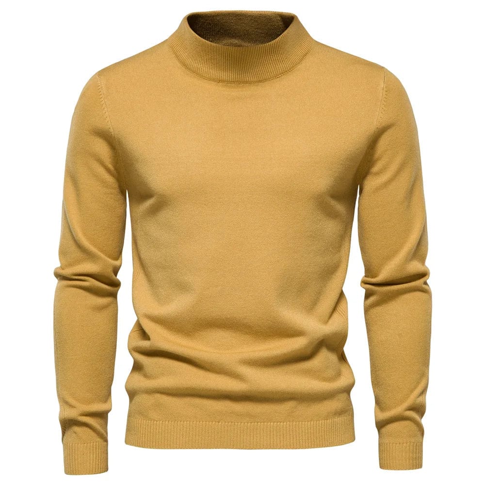 Maximilian Klassischer Herren-Rollkragenpullover für kalte Tage