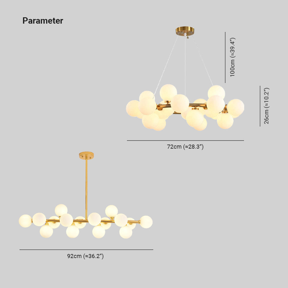 LuciaLeuchten LED Pendellampe Schwarz/Gold mit Glaselementen für Wohn- und Esszimmer