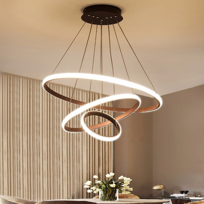 LumiCasa Modernes LED-Ring-Pendellampe-Design