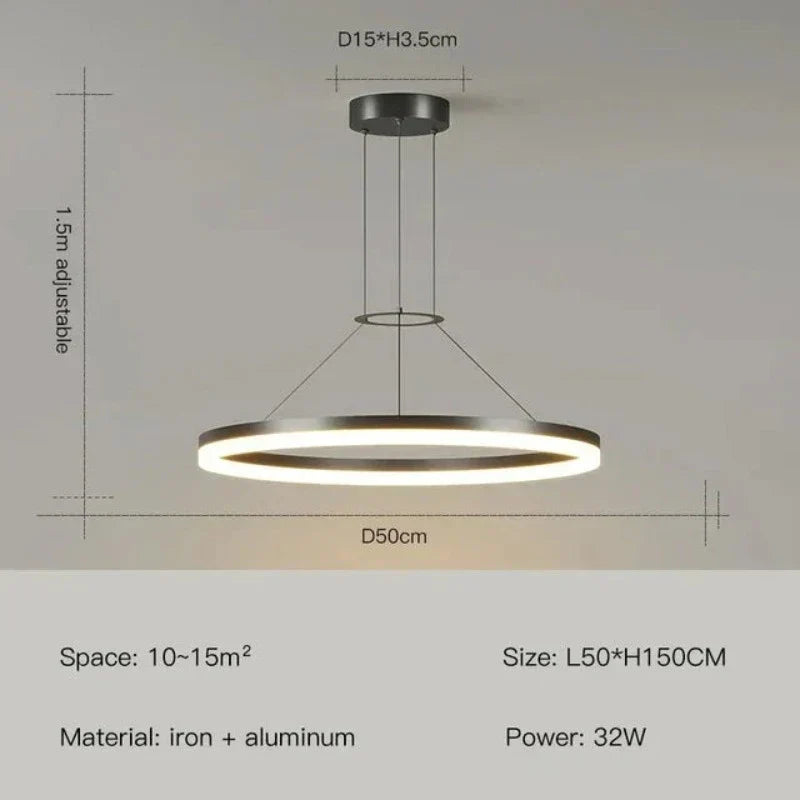 LichtLuxe Moderne Pendelleuchte für stilvolle Räume