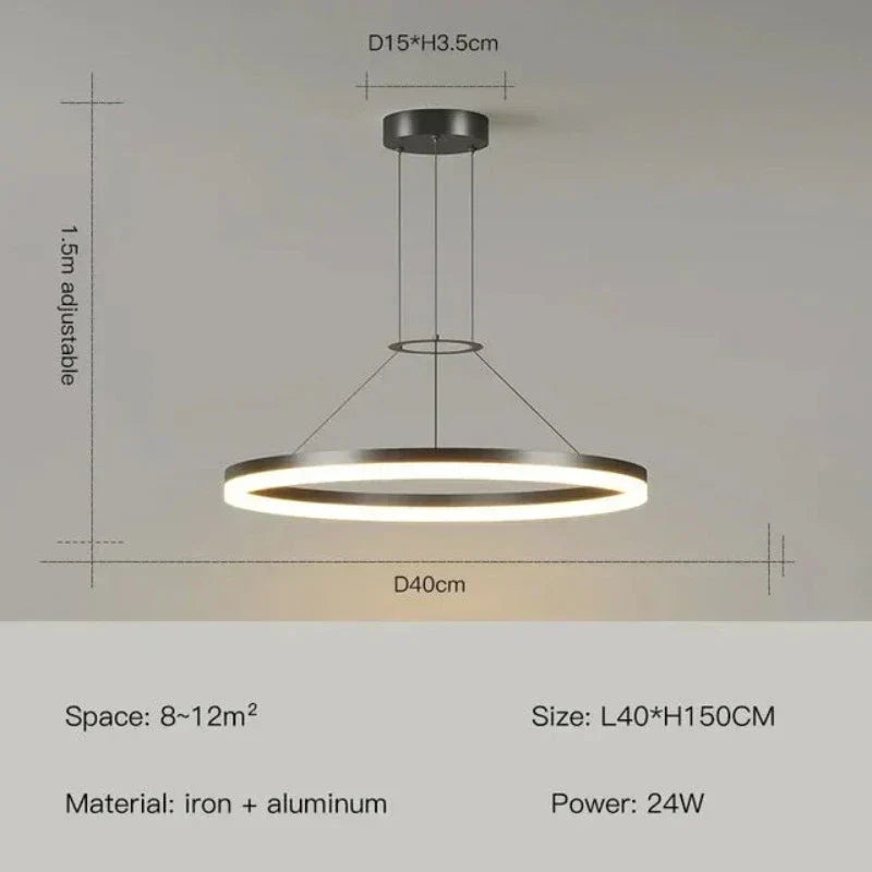 LichtLuxe Moderne Pendelleuchte für stilvolle Räume