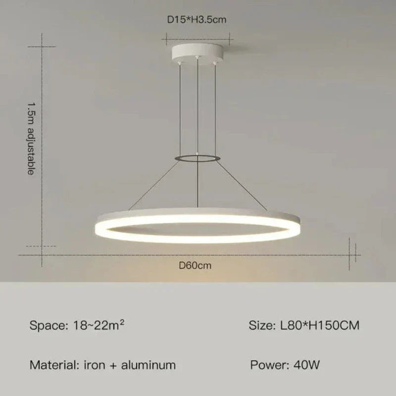 LichtLuxe Moderne Pendelleuchte für stilvolle Räume