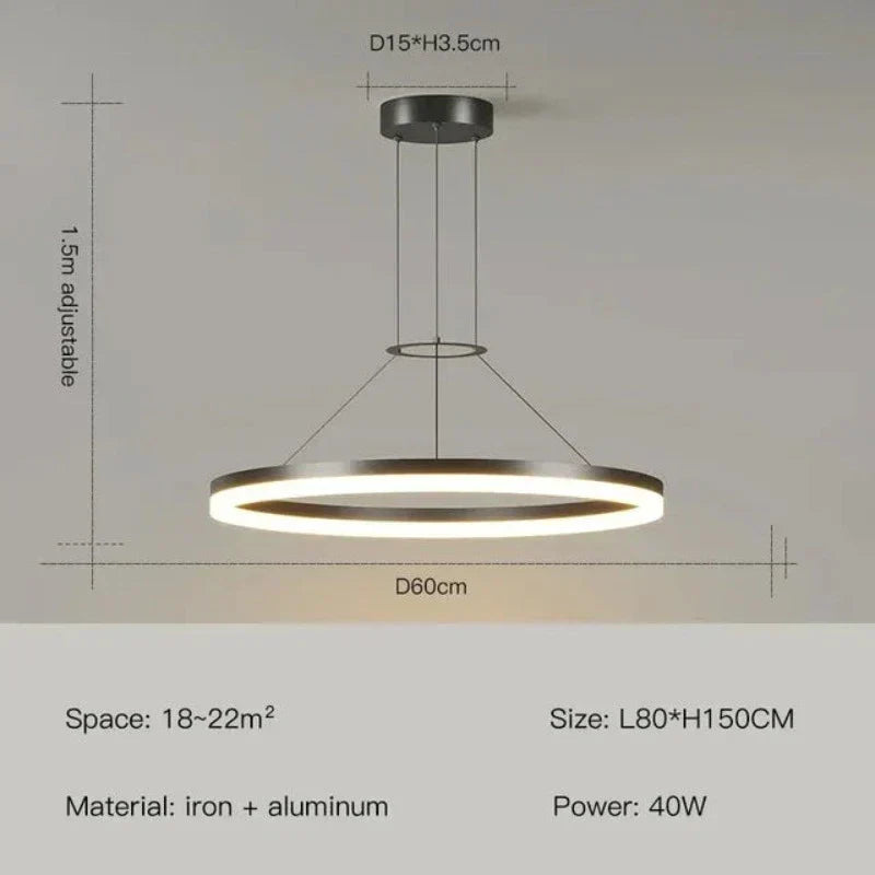 LichtLuxe Moderne Pendelleuchte für stilvolle Räume