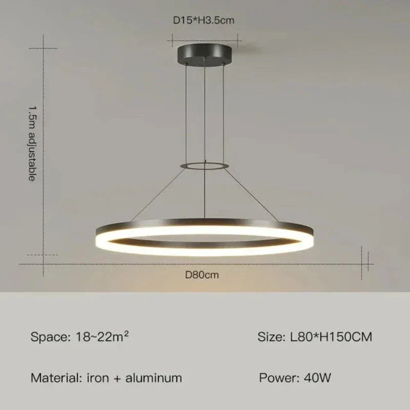 LichtLuxe Moderne Pendelleuchte für stilvolle Räume