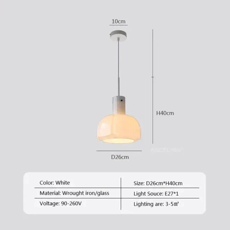 LichtWerk Klassische Glas-Pendelleuchte für zeitlose Eleganz