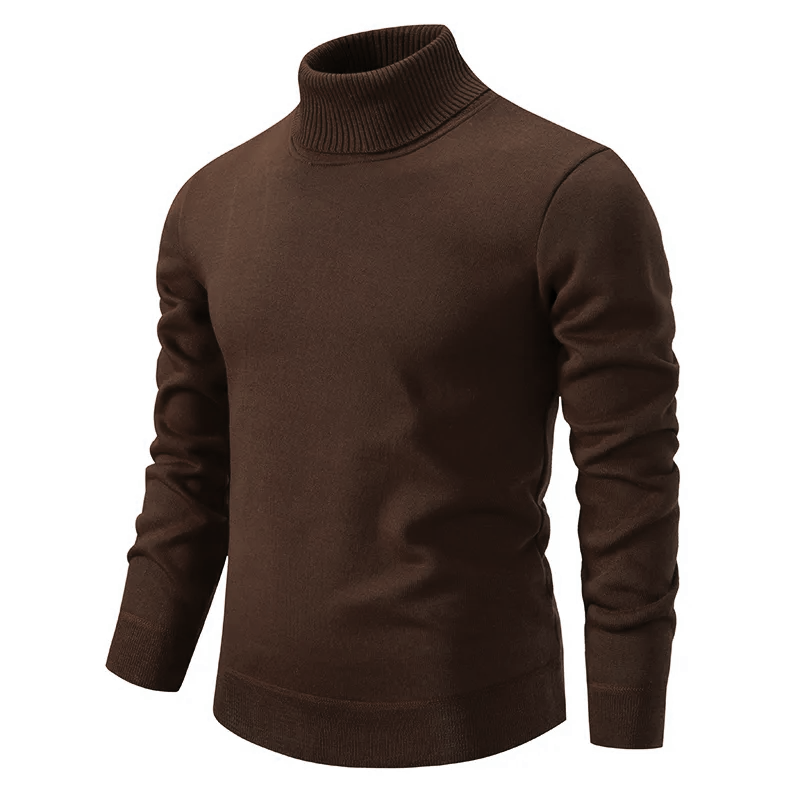 Maximilian Klassischer Herren-Rollkragenpullover für kalte Tage