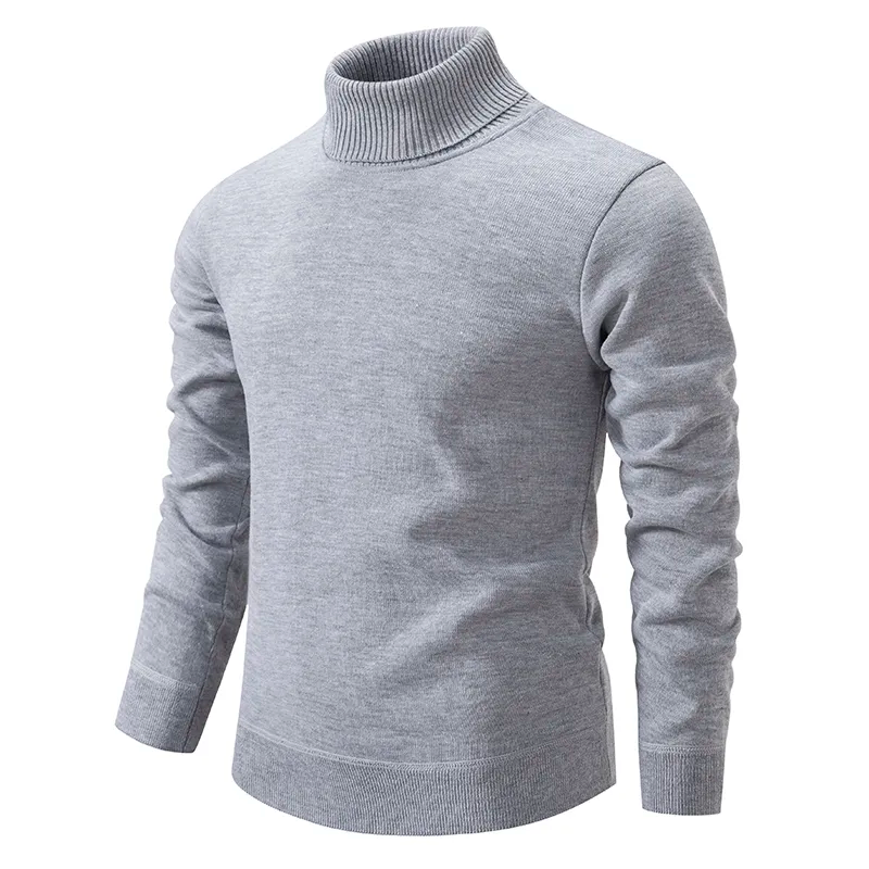 Maximilian Klassischer Herren-Rollkragenpullover für kalte Tage