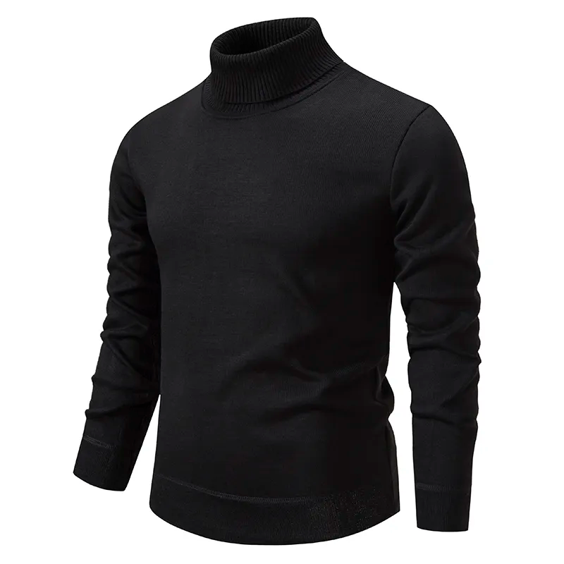 Maximilian Klassischer Herren-Rollkragenpullover für kalte Tage