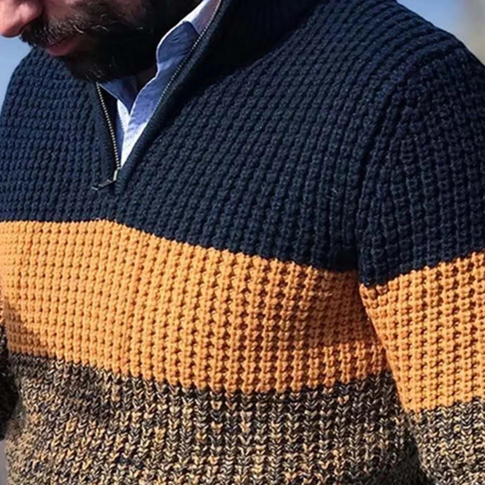 Anton Eleganter Strickpullover für Herren – Stilvoll und Bequem