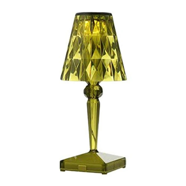 KristalLicht Elegante Tischlampe aus Acrylkristall