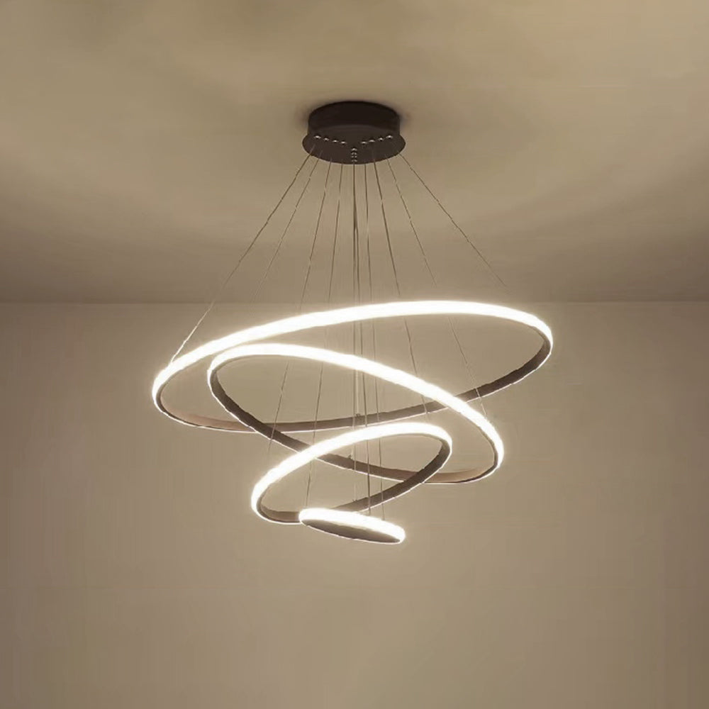 LumiCasa Modernes LED-Ring-Pendellampe-Design